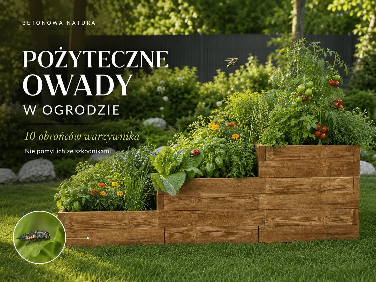 Pożyteczne owady w ogrodzie – 10 obrońców warzywnika