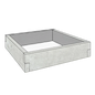 Betonowy warzywnik z betonu architektonicznego 90x90x25 cm w kolorze surowy beton do uprawy warzyw i ziół