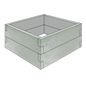 Betonowa skrzynia na warzywa z betonu architektonicznego 90x90x50 cm w kolorze khaki do ogrodu i tarasu