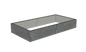 Modułowy warzywnik betonowy Kształt 1 W 25 cm z betonu architektonicznego w kolorze antracytowym do nowoczesnego warzywnika
