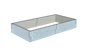 Betonowy warzywnik Kształt 1 W 25 cm z betonu architektonicznego w kolorze szarym do nowoczesnego ogrodu