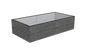 Modułowy warzywnik betonowy Kształt 1 W 50 cm z betonu architektonicznego w kolorze antracytowym do uprawy warzyw w ogrodzie