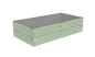 Betonowa skrzynia na warzywa Kształt 1 W 50 cm z betonu architektonicznego w kolorze khaki do ogrodu i tarasu