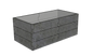 Modułowy warzywnik betonowy Kształt 1 W 75 cm z betonu architektonicznego w kolorze antracytowym do nowoczesnego warzywnika