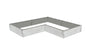 Betonowy warzywnik Kształt 2 W 25 cm z betonu architektonicznego w kolorze surowy beton do uprawy warzyw i ziół