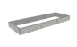 Modułowy warzywnik betonowy Kształt 3 W 25 cm z betonu architektonicznego w kolorze antracytowym do nowoczesnego ogrodu