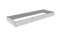 Betonowy warzywnik Kształt 3 W 25 cm z betonu architektonicznego w kolorze surowy beton do uprawy warzyw i ziół