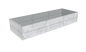 Betonowa podwyższona grządka Kształt 3 W 50 cm z betonu architektonicznego w kolorze szarym do nowoczesnego warzywnika