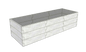 Biały warzywnik beton architektoniczny Kształt 3 W 75 cm do nowoczesnego ogrodu
